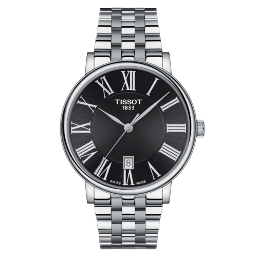 Tissot Carson Premium Quartz 40 Stainless Steel / Black / Bracelet